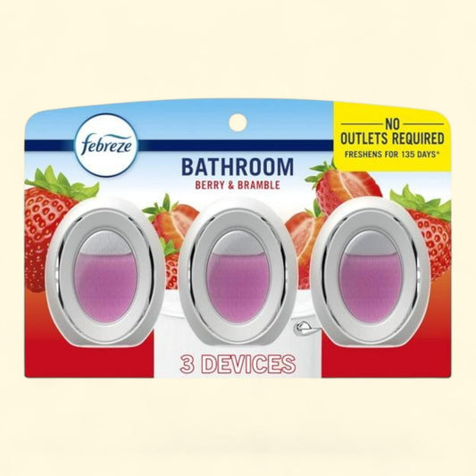 Febreze Small Spaces Air Freshener, Berry & Bramble, 2 Count