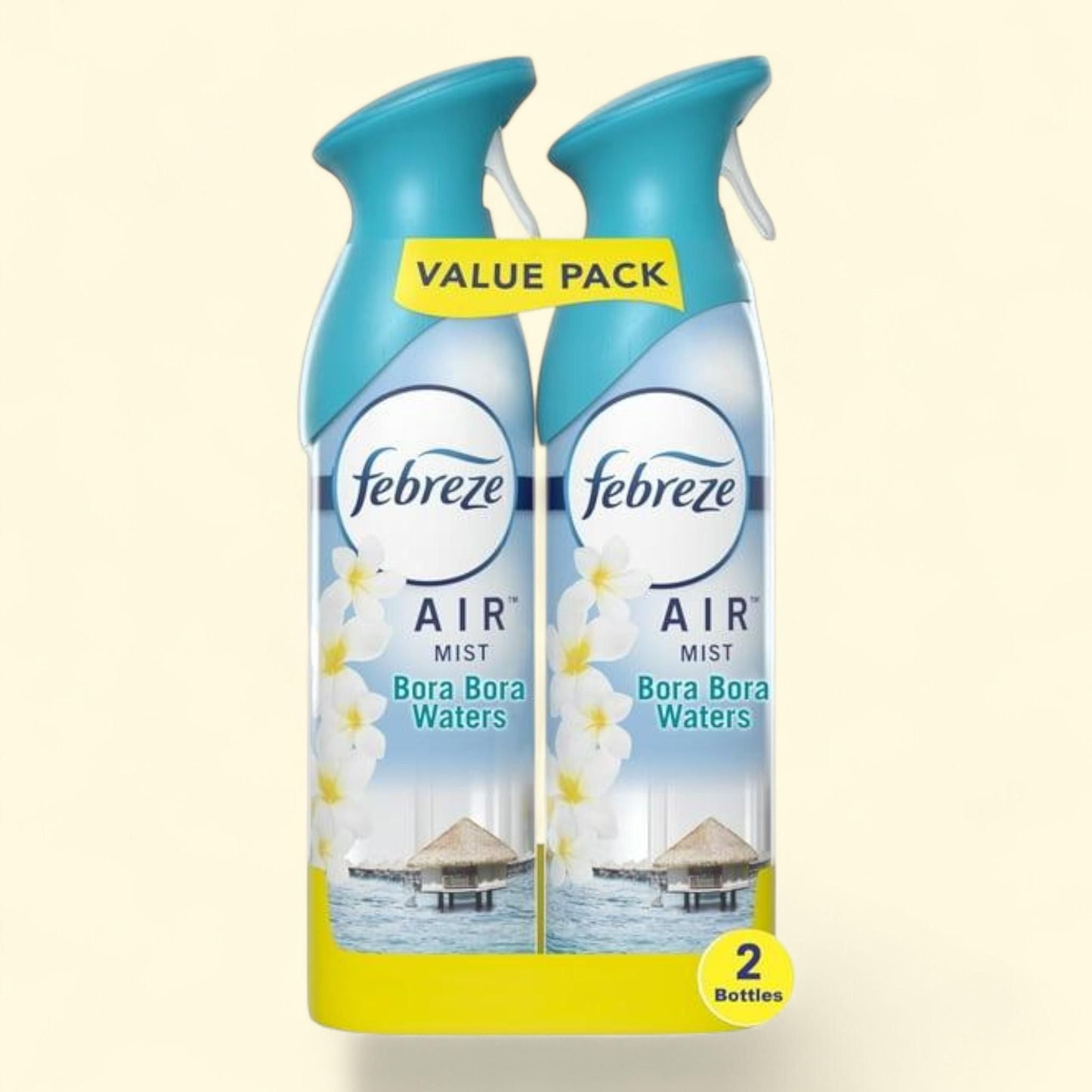 Febreze Air Freshener Spray, Bora Bora Waters, 8.8oz, 2 Count