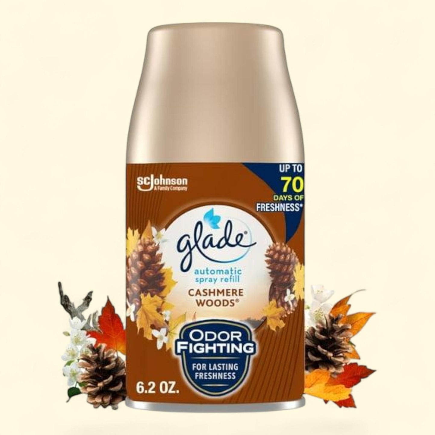 Glade Automatic Spray Refill, Comforting Cashmere Woods, 6.2 oz