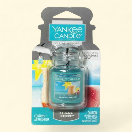 Yankee Candle Car Jar Ultimate Bahama Breeze Scent, 1 Count