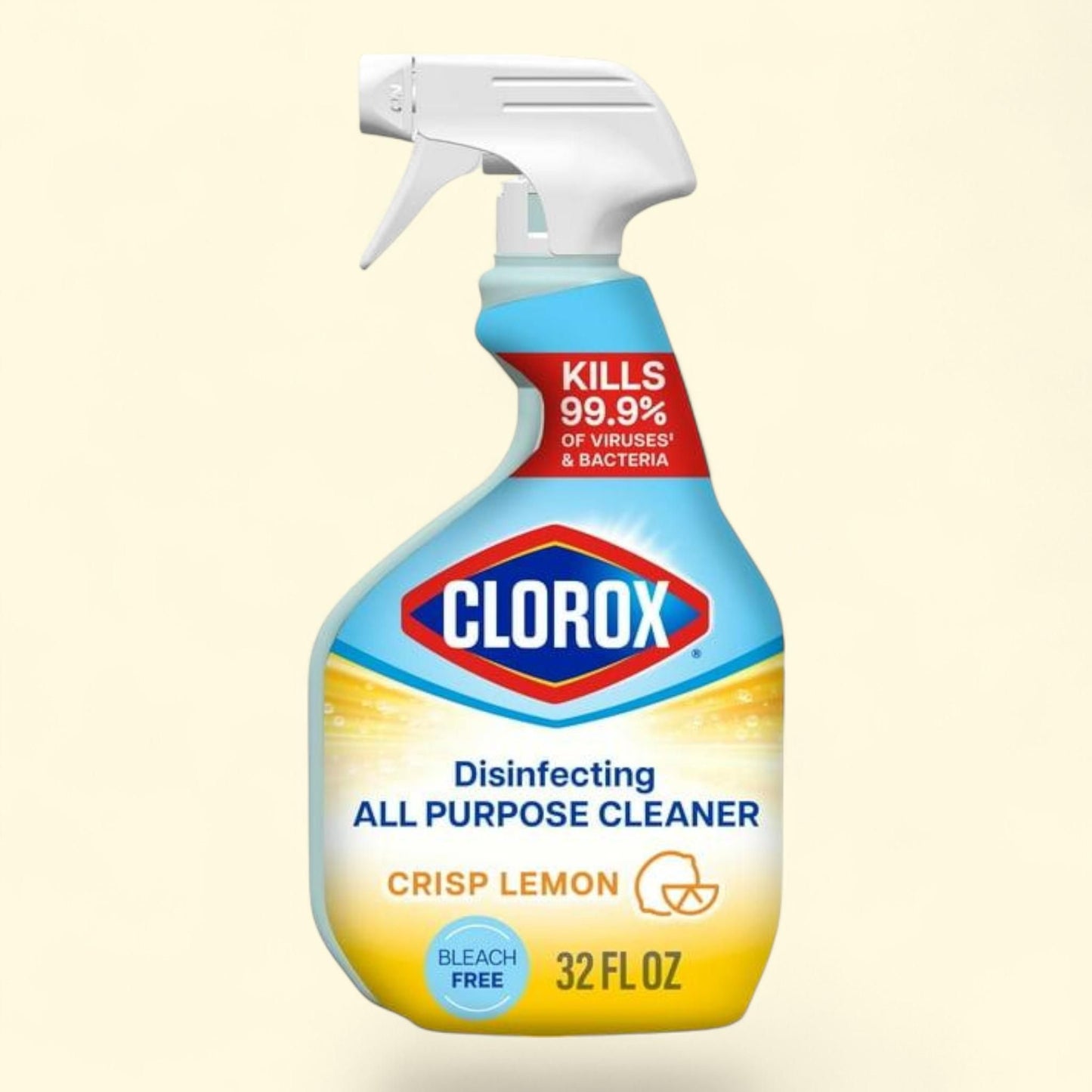 Nettoyant multi-usages désinfectant sans javel Clorox, parfum citron frais, 946 ml