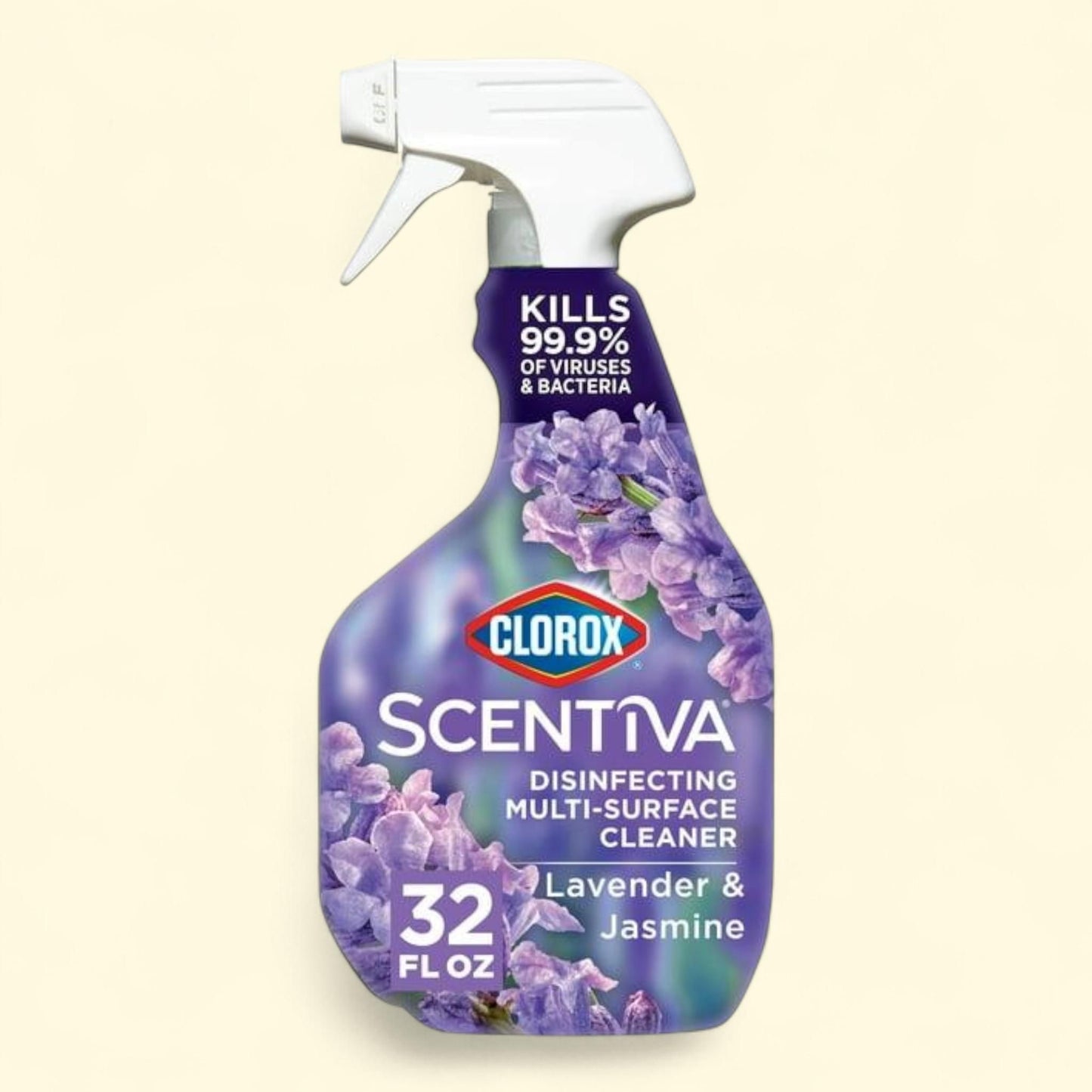 Clorox Scentiva Multi Surface Cleaner Spray, Lavender & Jasmine, 32 fl oz