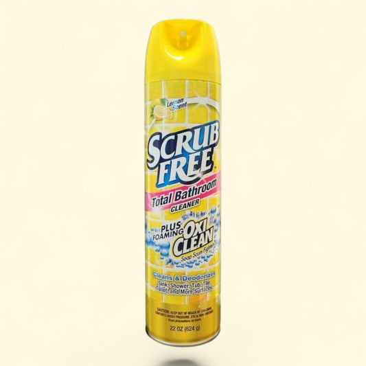 Scrub Free Bathroom Cleaner, Lemon Scent with Oxi Clean, 22 oz
