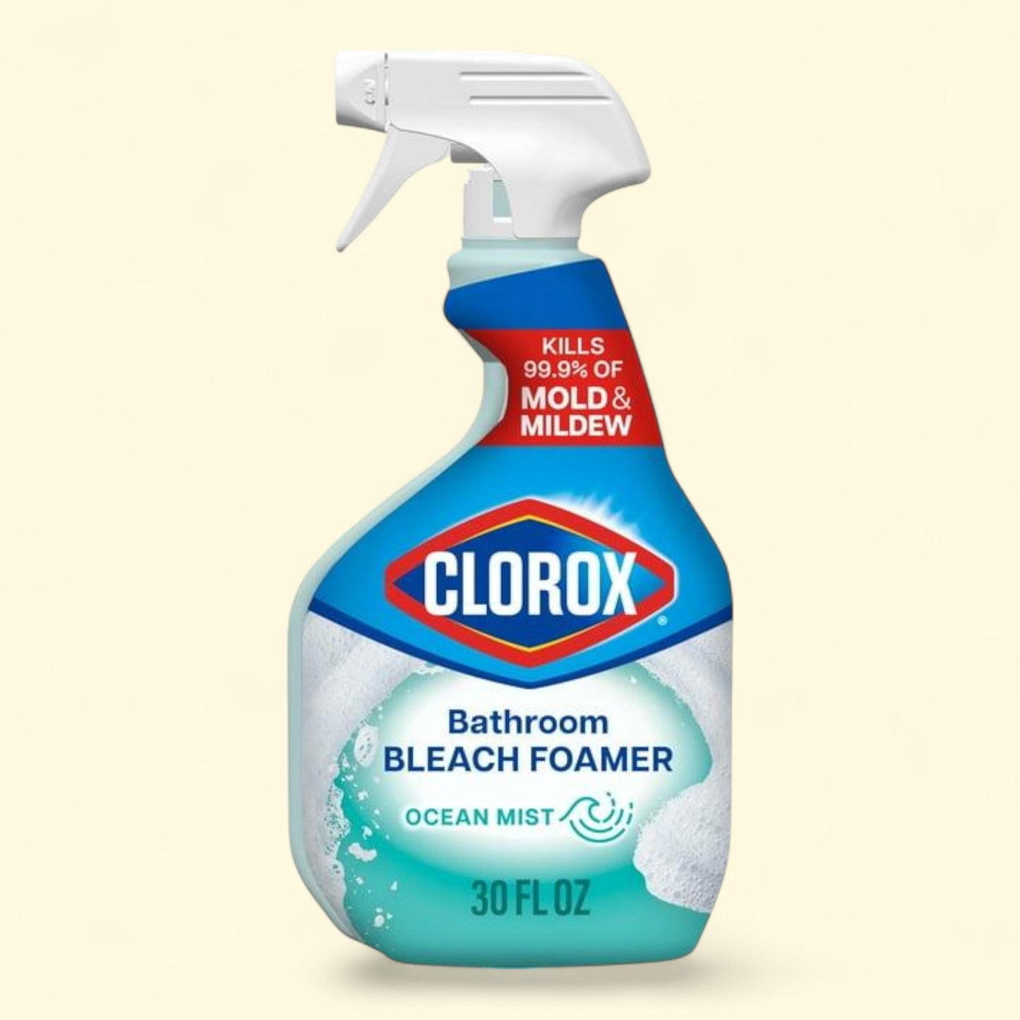 Clorox Bleach Foamer Bathroom and Shower Cleaner Spray, 30 fl oz