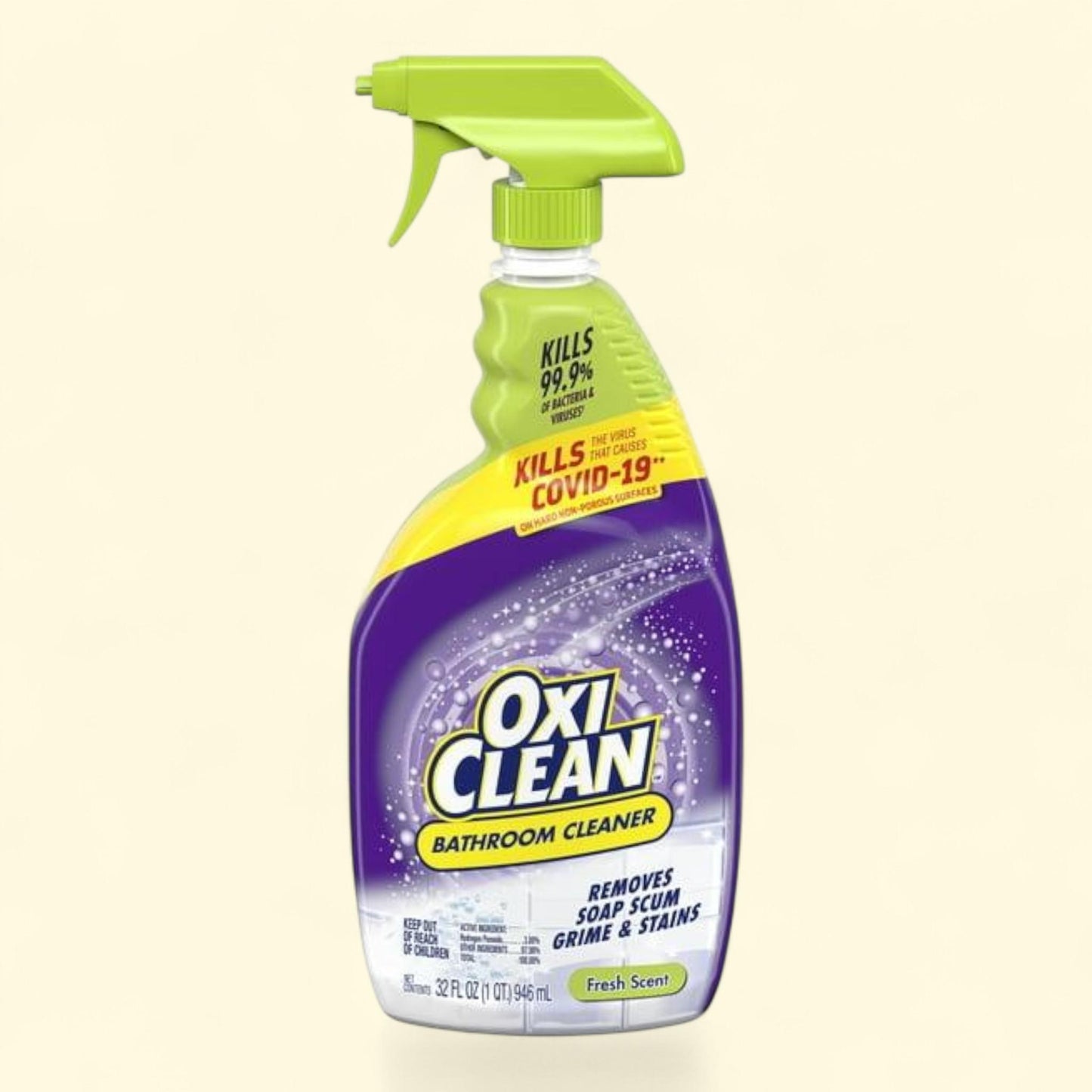 OxiClean Bathroom Cleaner, Shower, Tub & Tile, 32 oz