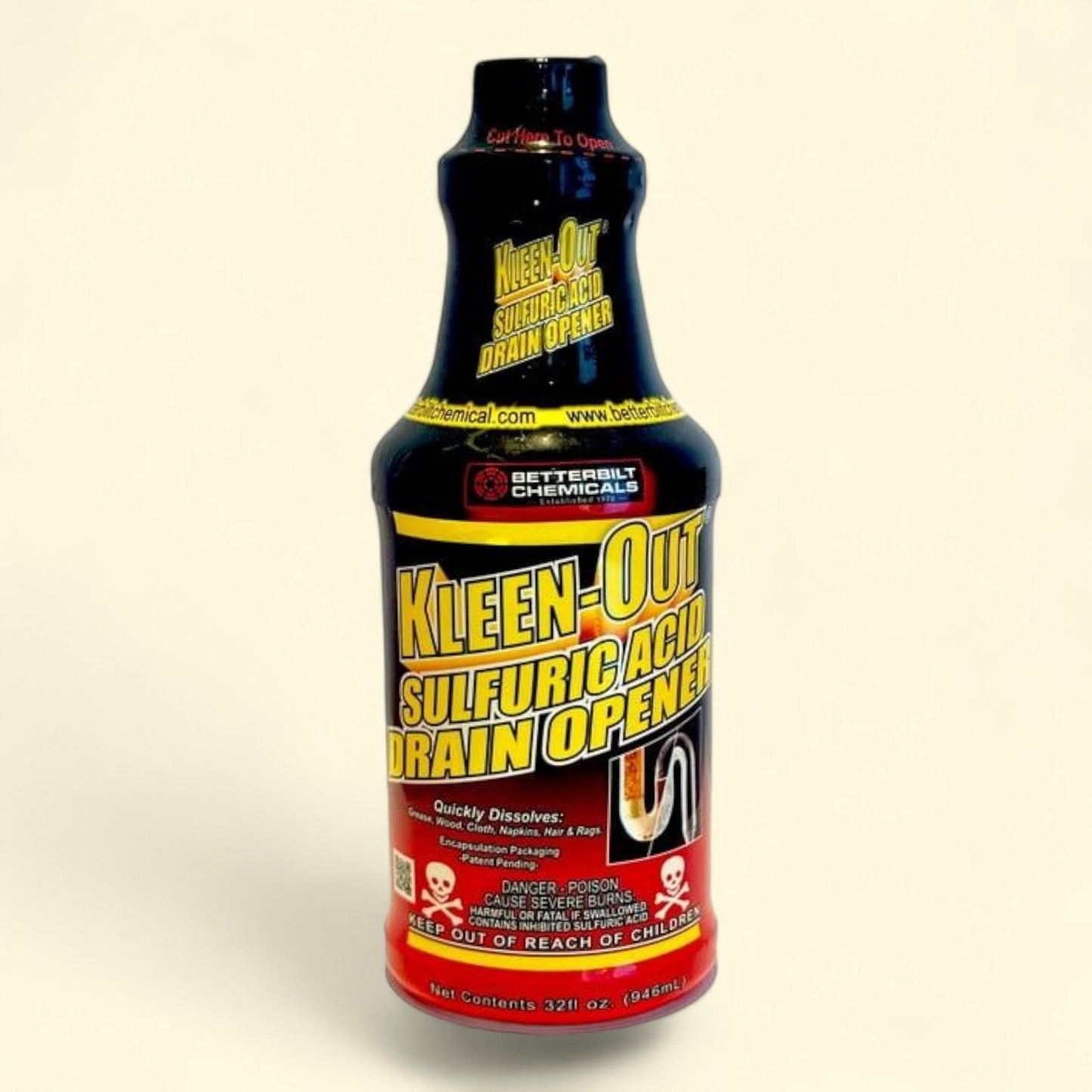 Betterbilt Kleen Out Drain Opener, 32 Fluid Ounce