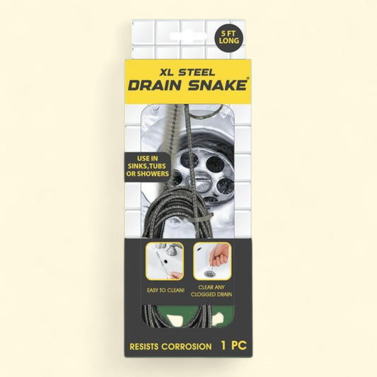 XL Steel Drain Snake, Size XL