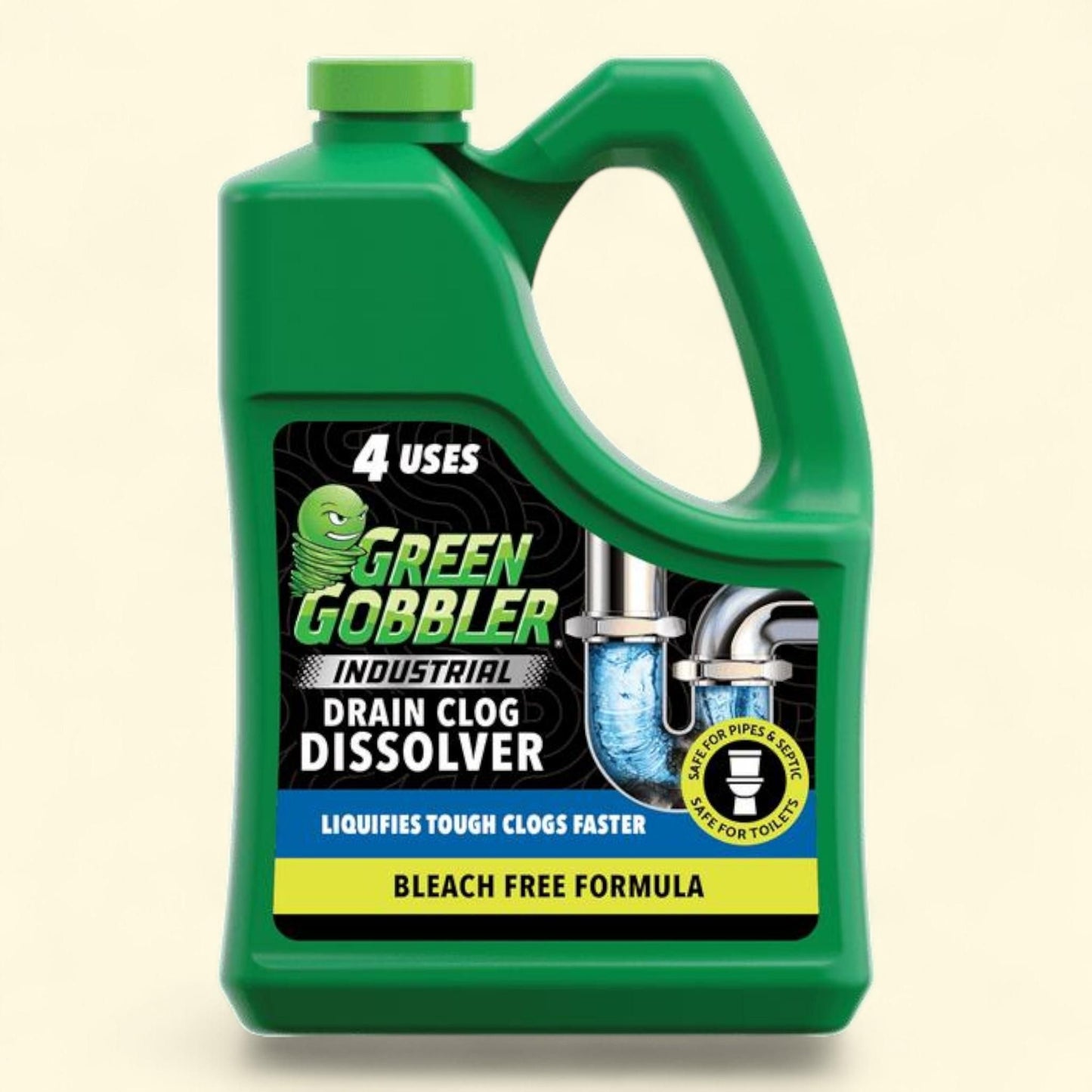 Green Gobbler Drain Clog Remover & Cleaner Liquid Gel, 64oz