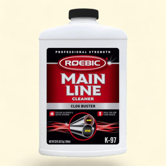 Roebic K-97 Liquid Main Line Drain Cleaner, 32 Fl Oz