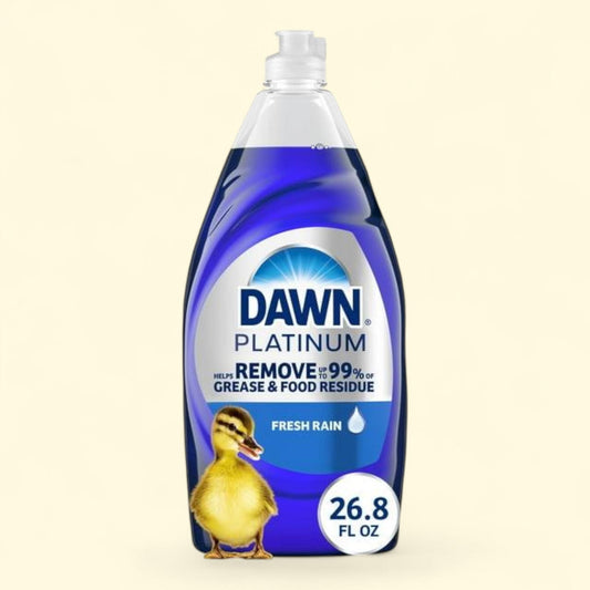 Dawn Platinum Liquid Dish Soap, Fresh Rain, 26.8oz