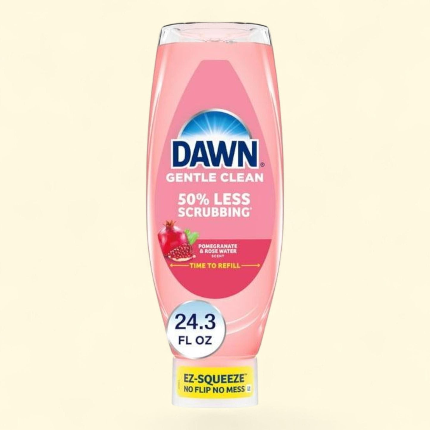 Dawn Dish Soap, Dishwashing Liquid, Pomegranate & Rose Water, 24.3oz