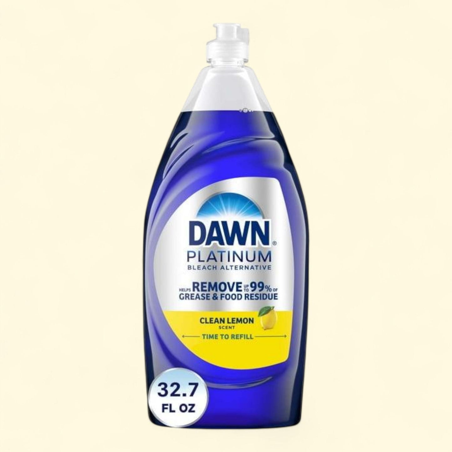 Dawn Platinum Dish Soap, Clean Lemon, 32.7 fl oz