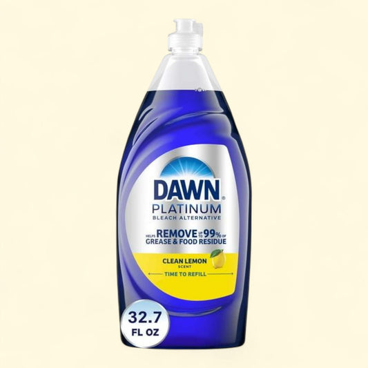 Dawn Platinum Dish Soap, Clean Lemon, 32.7 fl oz