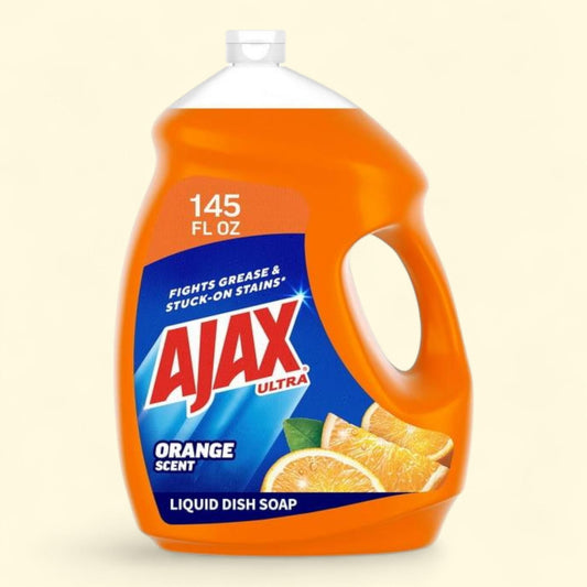 Ajax Ultra Triple Action Dishwashing Liquid Dish Soap, 145 Fluid Ounce