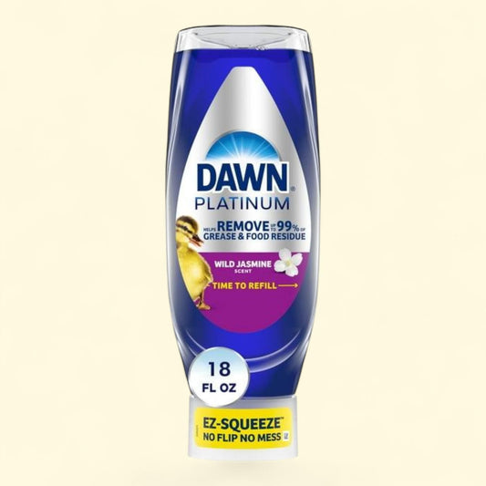 Dawn Platinum Dishwashing Liquid, Wild Jasmine, 18 fl oz