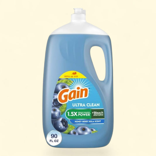 Gain Ultra Dish Washing Liquid Dish Soap, 90 fl oz