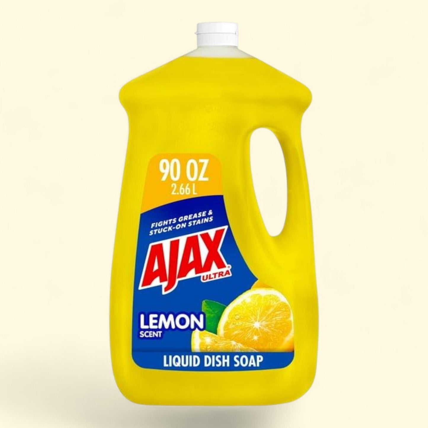 Ajax Ultra Liquid Dish Soap, Lemon Scent, 90 Fluid Ounce