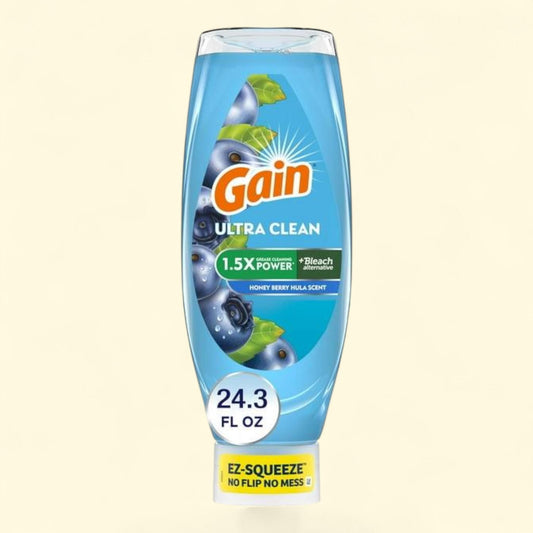 Gain Dishwashing Liquid Dish Soap, Honeyberry Hula, 24.3 fl oz