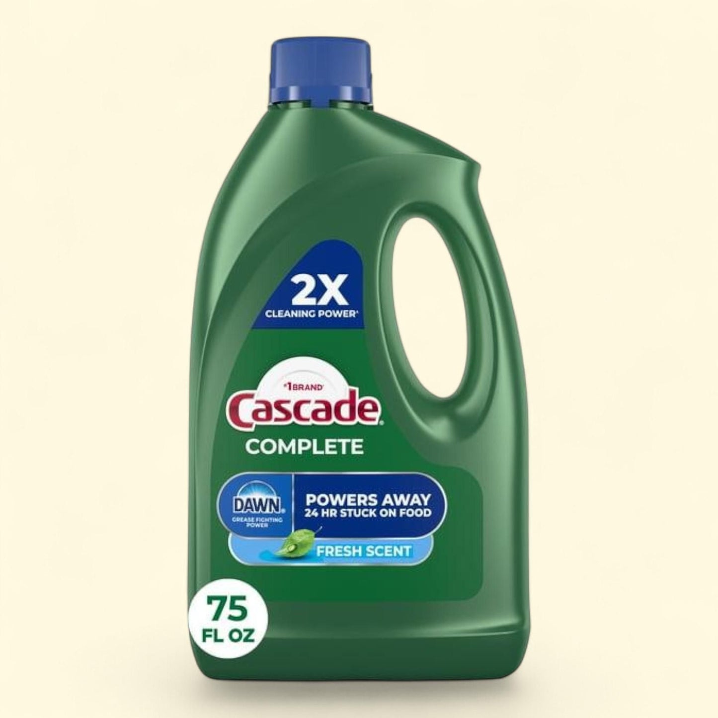 Cascade Complete Dishwasher Detergent Liquid Gel, 75oz