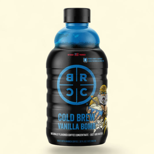 Black Rifle Coffee Company Vanilla Bomb Cold Brew Iced Coffee Concentrate, 32 oz