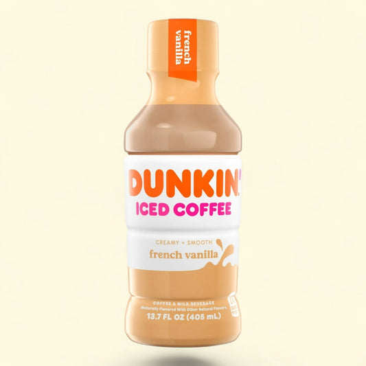 Dunkin' French Vanilla Iced Coffee Drink, 13.7 fl oz — authentic US product shipped worldwide by Treatspree