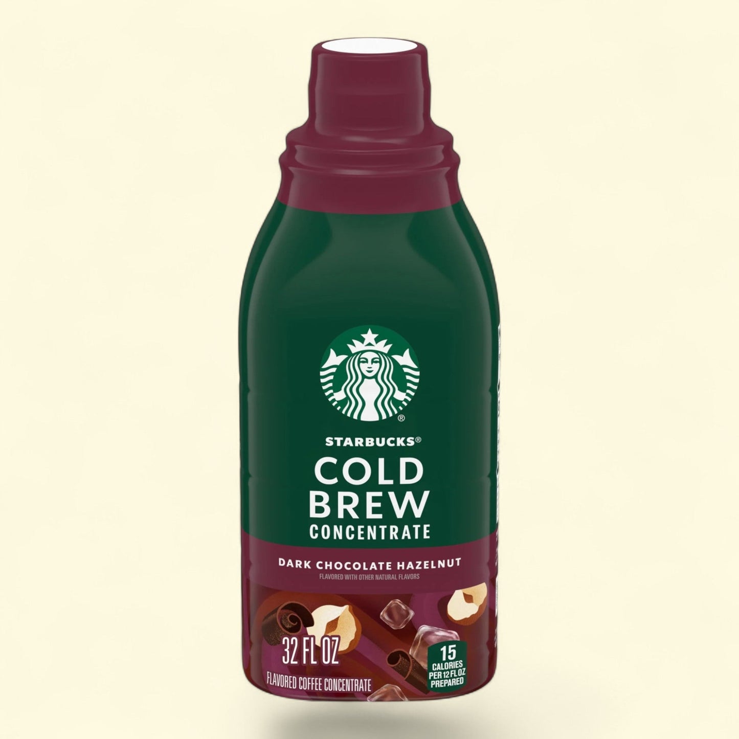 Starbucks Cold Brew Coffee Concentrate, Dark Chocolate Hazelnut, 32 oz