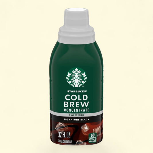 Starbucks Signature Black Cold Brew Coffee Concentrate, 32 fl oz