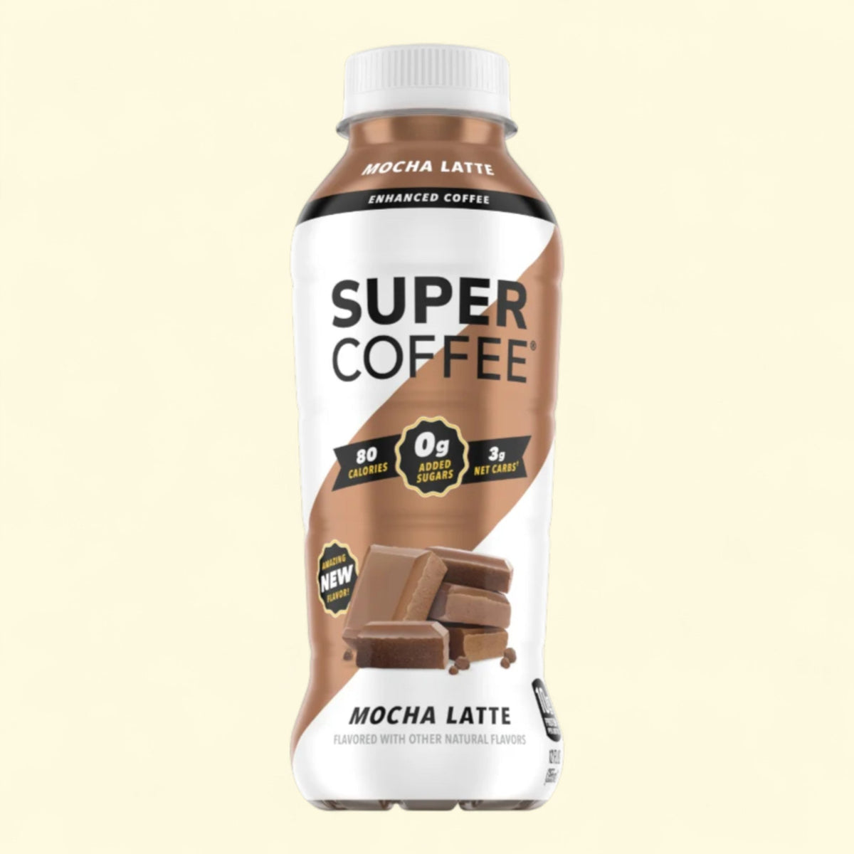 Super Coffee Mocha Latte Iced Coffee Bottle, 12 fl oz — authentic US product shipped worldwide by Treatspree