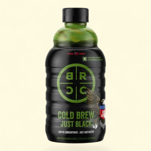 Black Rifle Coffee Company Just Black Cold Brew Iced Coffee Concentrate, 32 oz