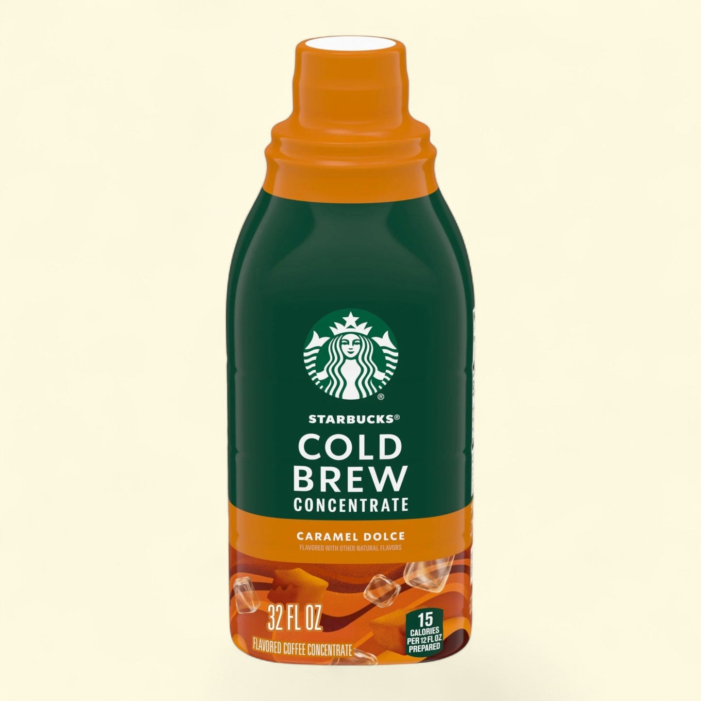 Starbucks Cold Brew Coffee Concentrate, Caramel Dolce Flavored, 32 oz
