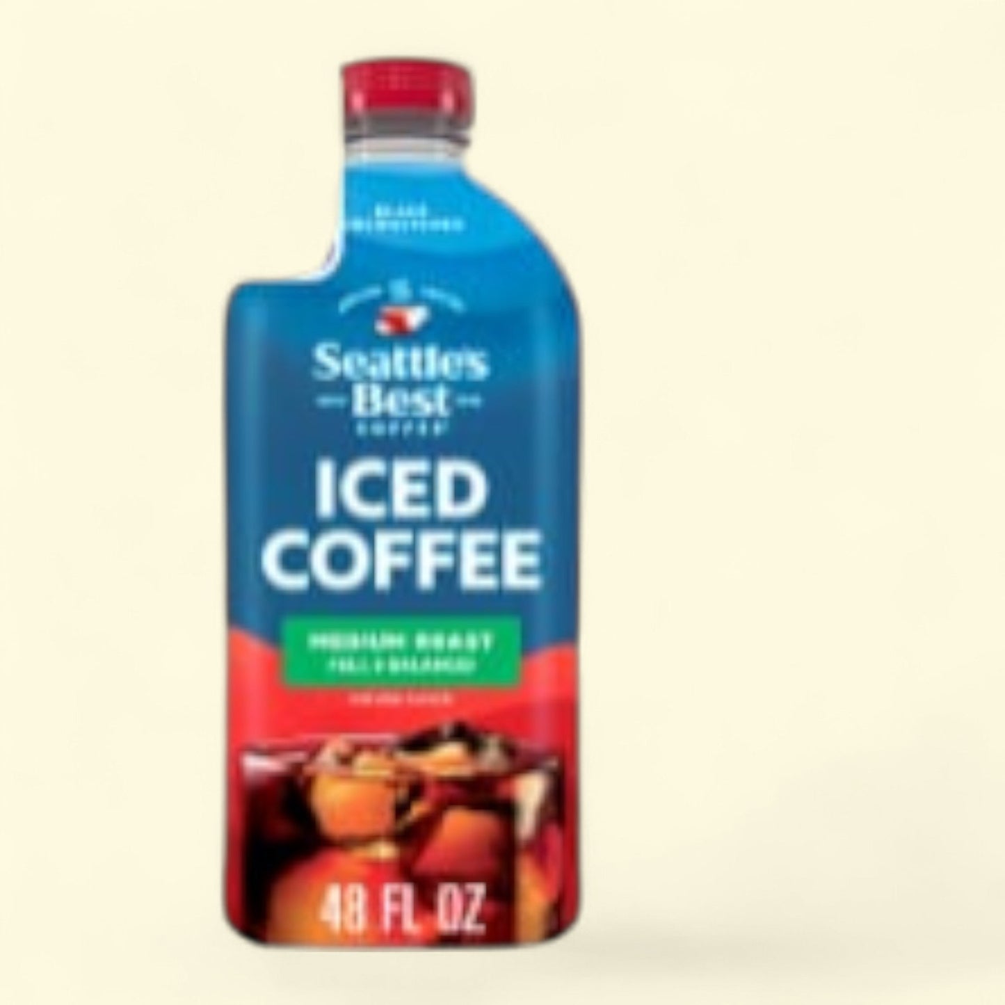 Seattle's Best Iced Coffee, Medium Roast Black Unsweetened, 11 oz.