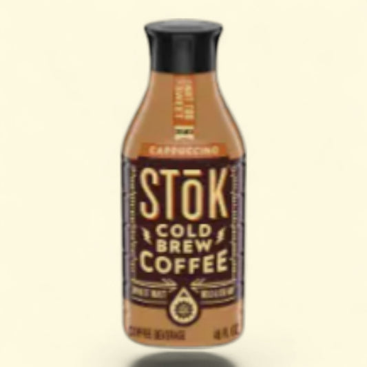 Stok Cold Brew Coffee, Light Sweet Dark Roast, 48 oz