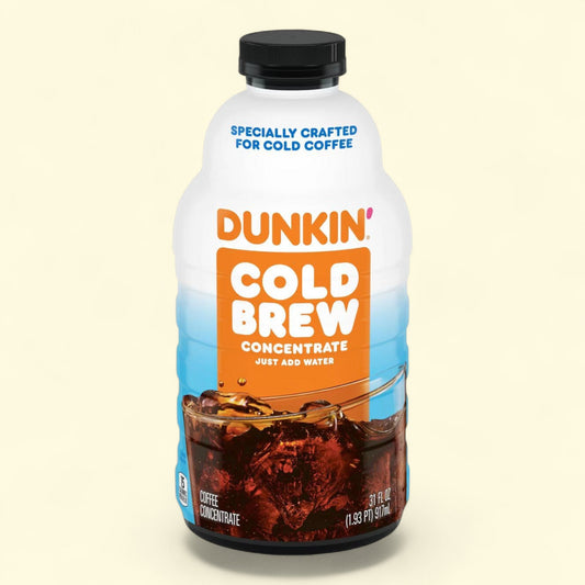 Dunkin Cold Brew Coffee Concentrate, 31 fl oz