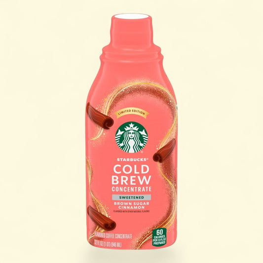 Starbucks Cold Brew Concentrate, Brown Sugar Cinnamon, 32 fl oz