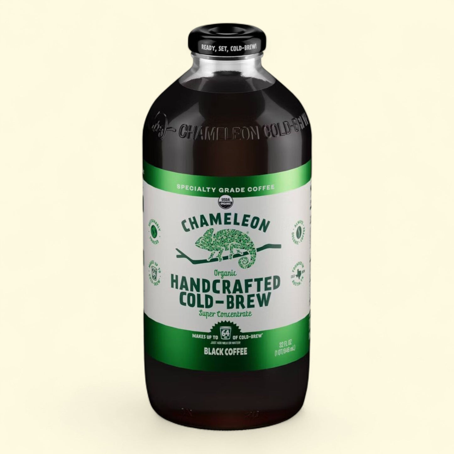 Chameleon Cold Brew Black Coffee Concentrate, 32 fl oz