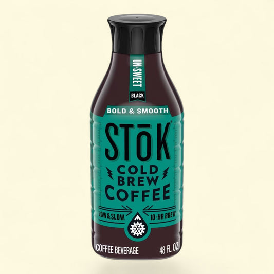 SToK Cold Brew Coffee, Black Unsweetened, 48 fl oz