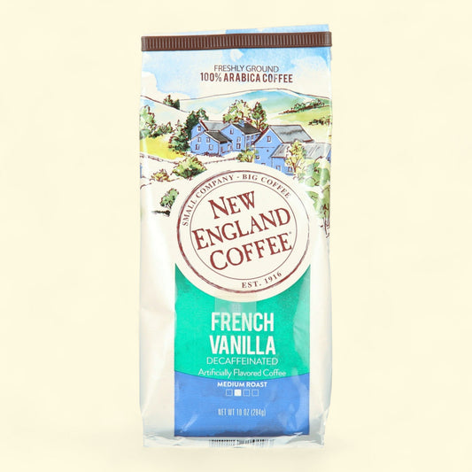 New England Coffee French Vanilla Decaf, 10 oz