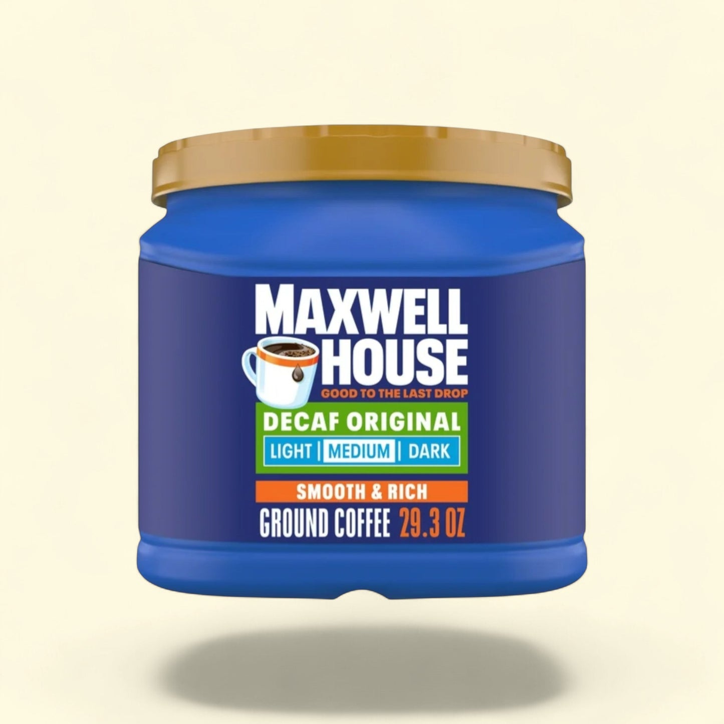 Maxwell House Decaffeinated Medium Roast Ground Coffee, 29.3 oz Can... — authentic US product shipped worldwide by Treatspree