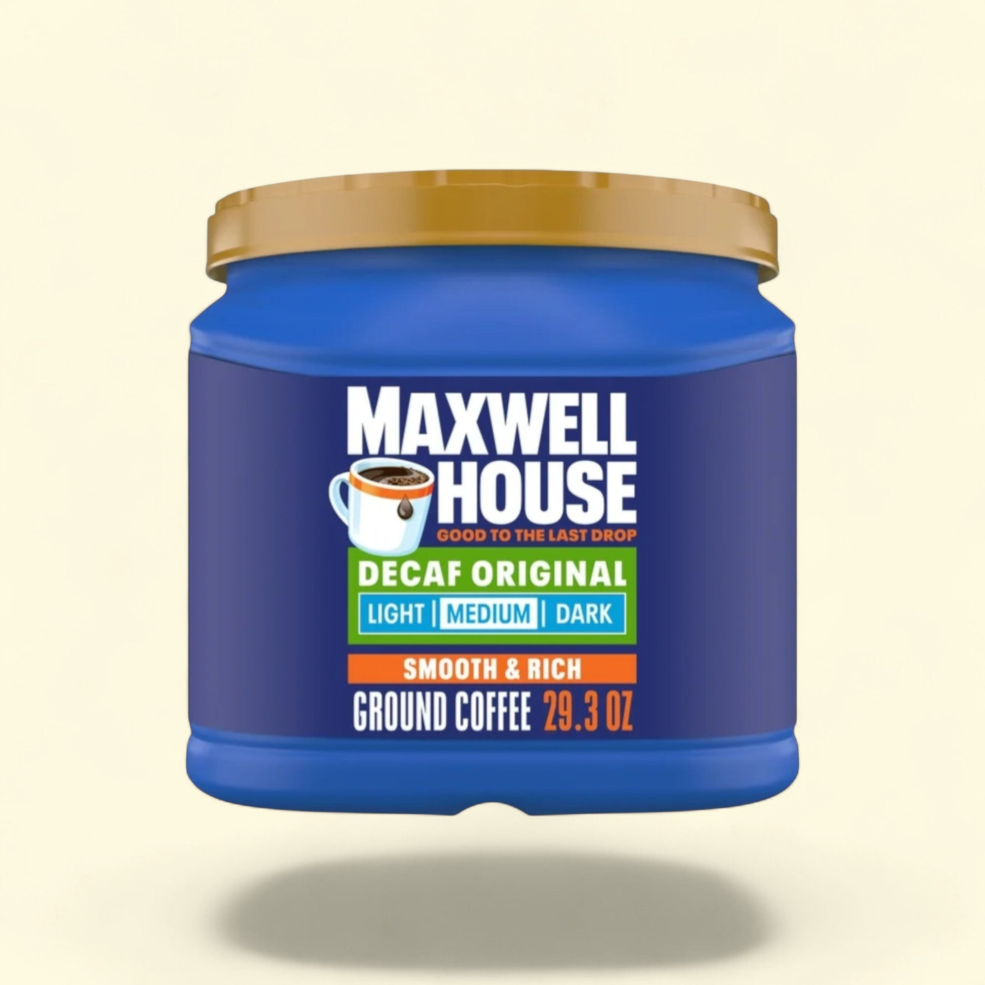 Maxwell House Decaffeinated Medium Roast Ground Coffee, 29.3 oz Can... — authentic US product shipped worldwide by Treatspree