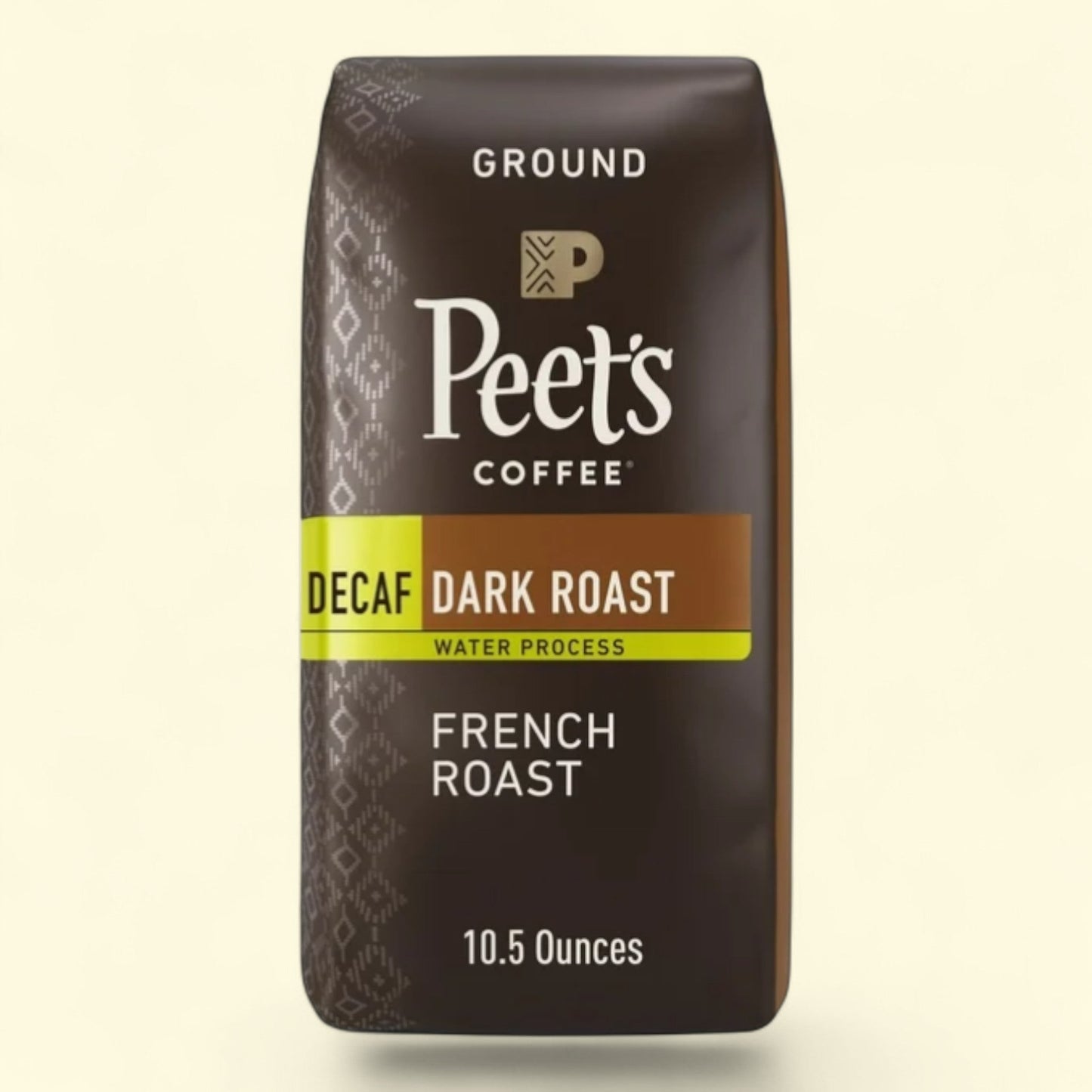 Peet's Coffee Decaf French Roast Ground Coffee, 10.5 oz