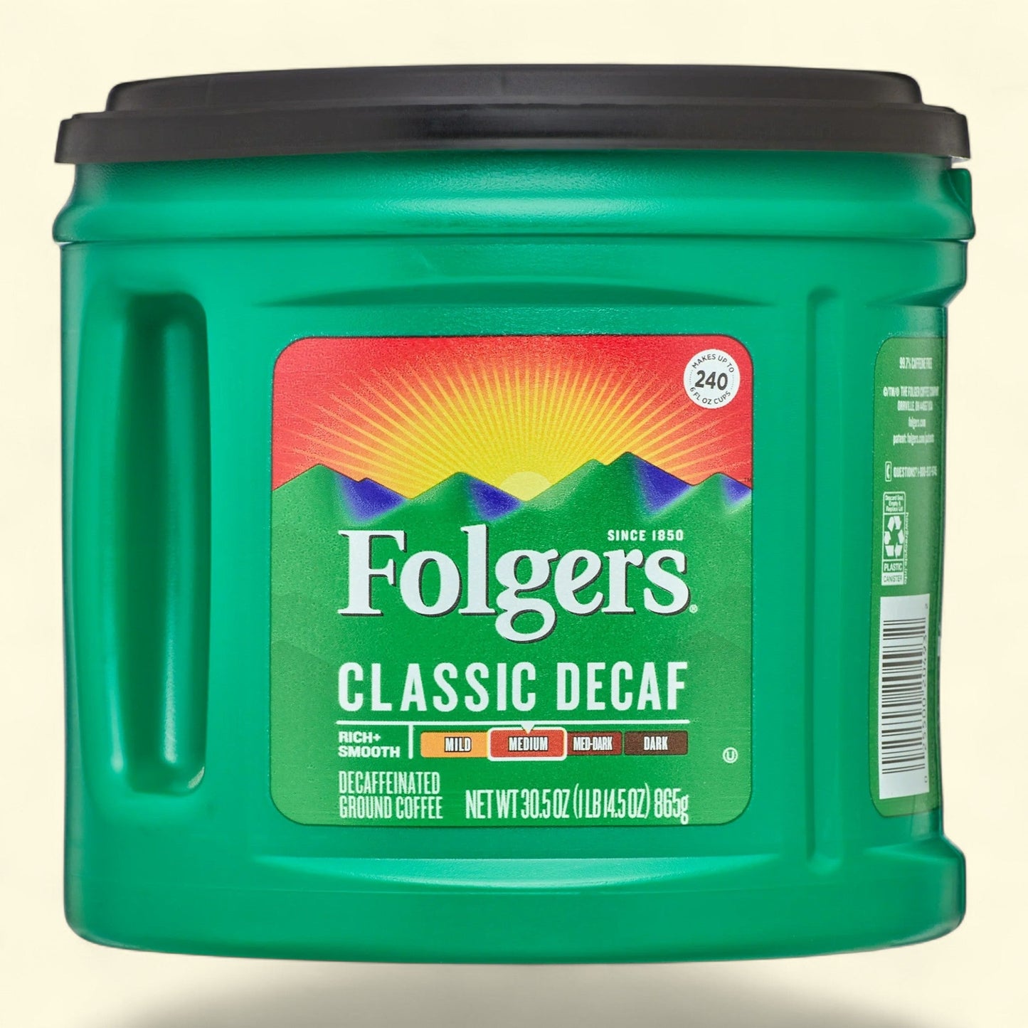 Folgers Classic Decaf Ground Coffee, 30.5-Ounce