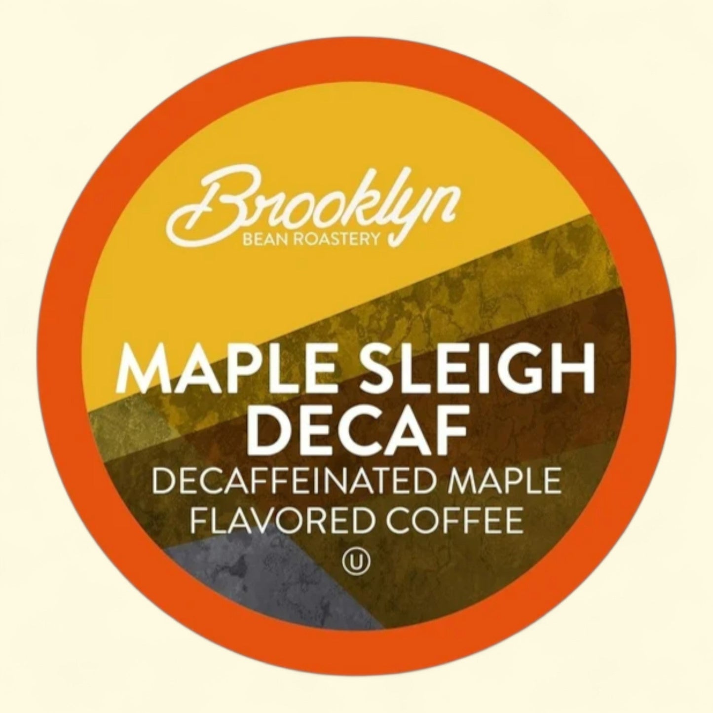 Brooklyn Bean Roastery Maple Sleigh Decaf Coffee Pods, 40-Pack.