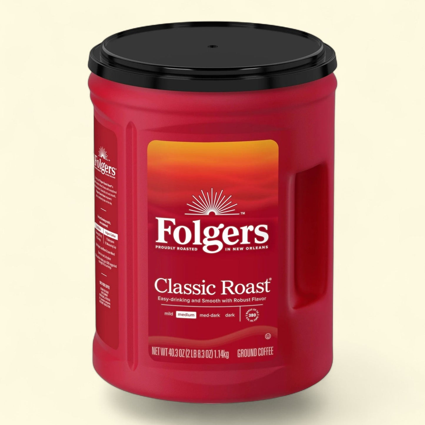 Folgers Classic Roast Ground Coffee, 40.3 oz.