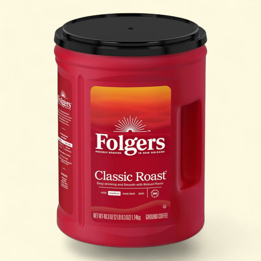 Folgers Classic Roast Ground Coffee, 40.3 oz.