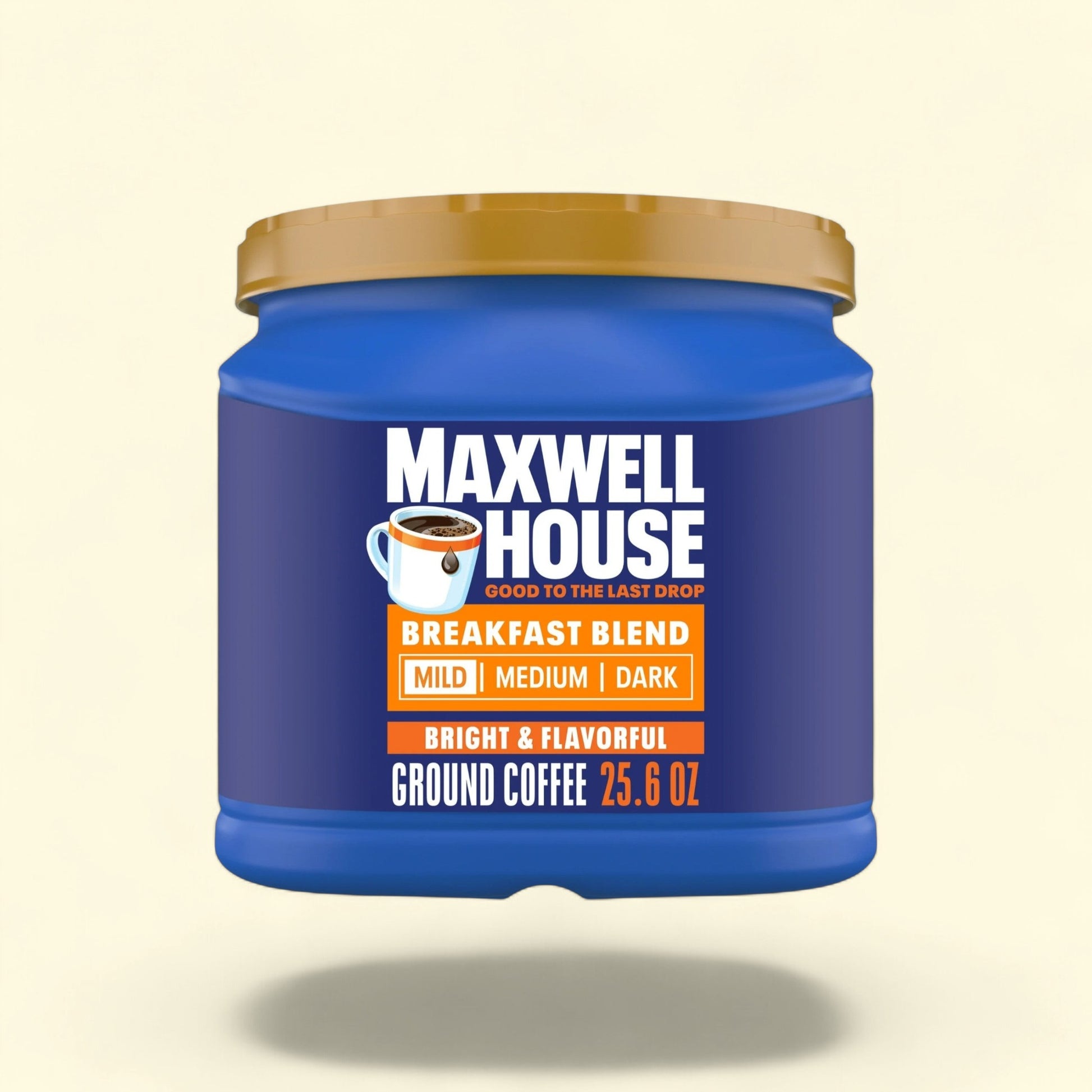 Maxwell House Breakfast Blend Ground Coffee, 25.6 oz. — authentic US product shipped worldwide by Treatspree