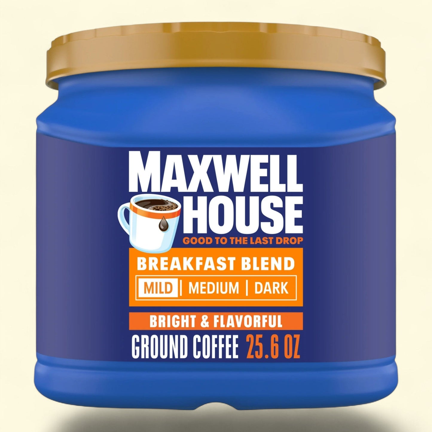 Maxwell House Breakfast Blend Ground Coffee, 25.6 oz.