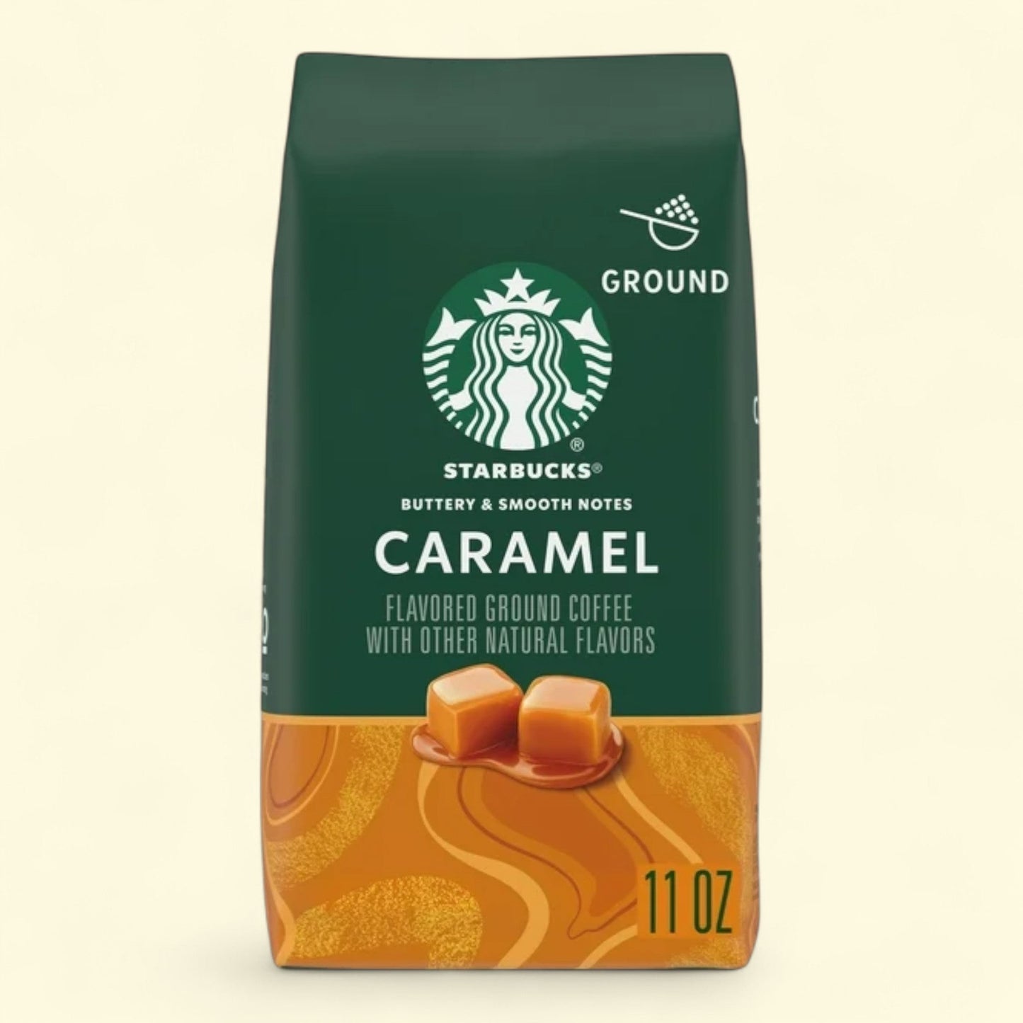 Starbucks Caramel Ground Coffee, 11oz