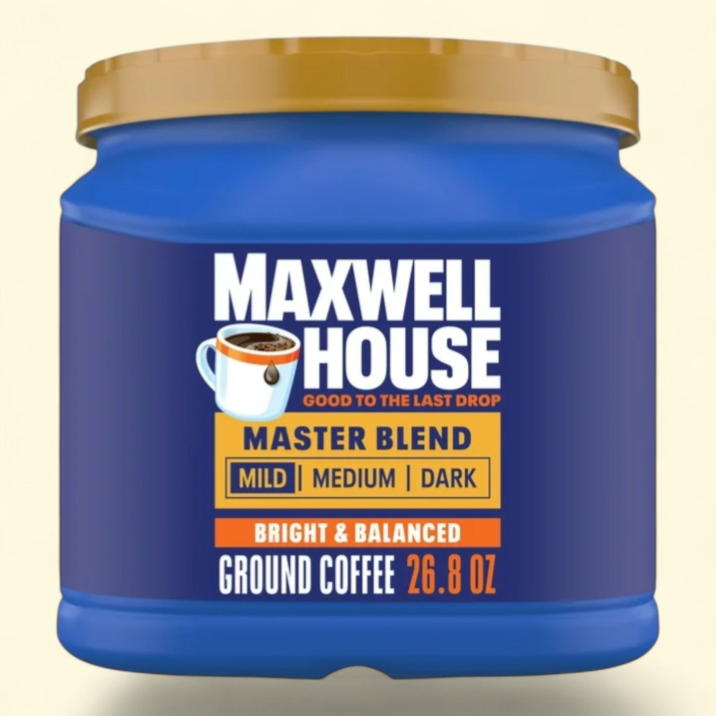 Maxwell House Master Blend Ground Coffee, 26.8 oz. Canister