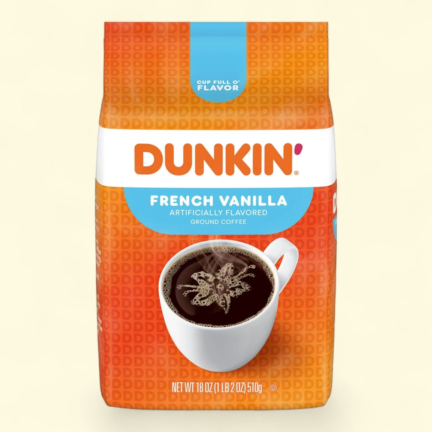 Dunkin' French Vanilla Ground Coffee, 18oz