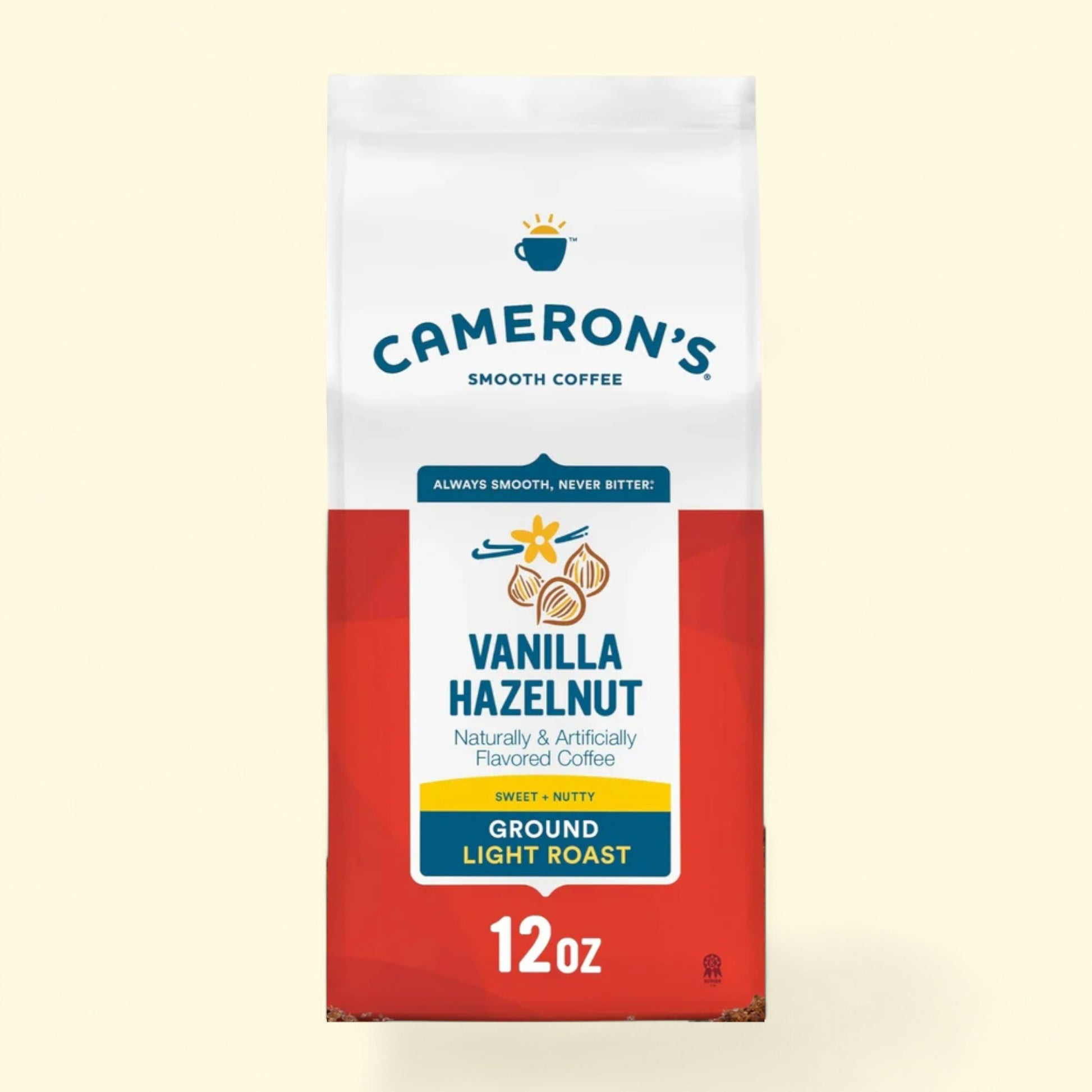 Cameron's Vanilla Hazelnut coffee package
